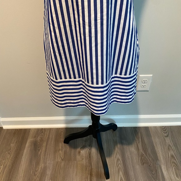Vineyard Vines Beachcomber Blue Stripe Bow Back Dress Women’s size 6 - Picture 3 of 12